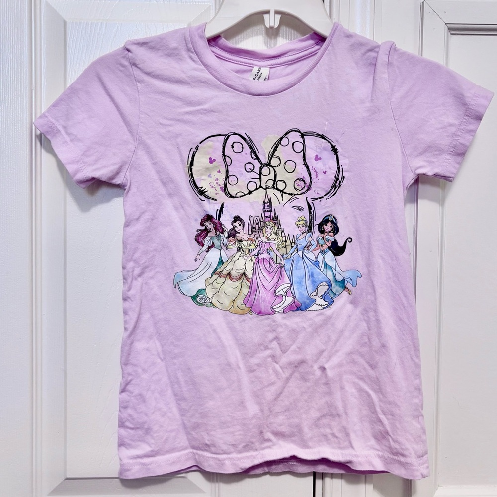 Girls Disney princess pink tshirt